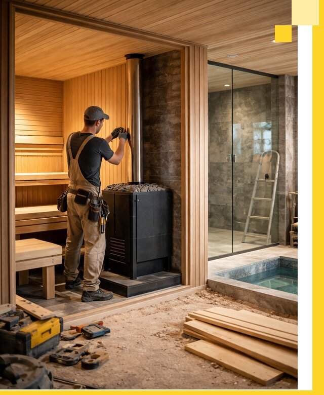 Полное строительство банных комплексов под ключ в Выборге