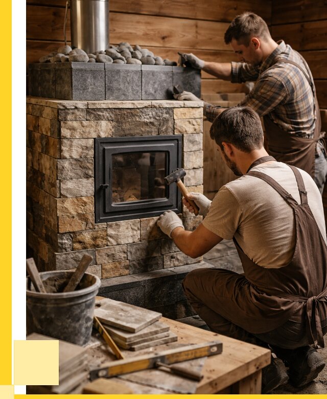 Облицовка банной печи в Выборге от 15332 р. | ЭриданВбр