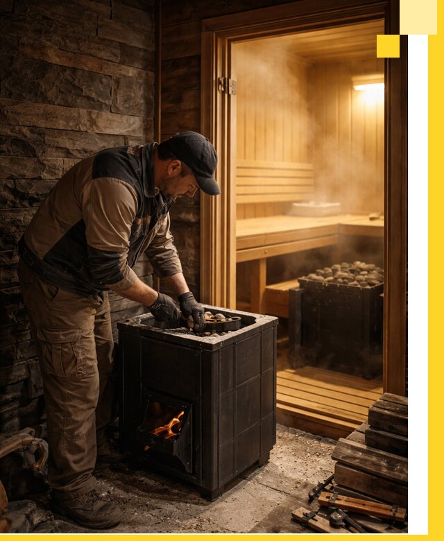 Строительство бани с сауной под ключ в Выборге от проекта до сдачи