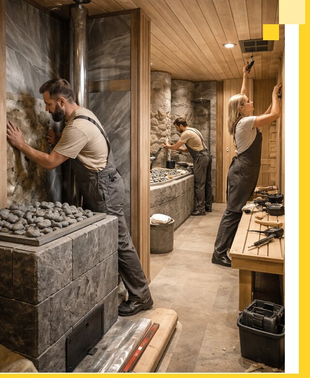 Строительство бань и SPA процедур в Выборге под ключ и отделкой