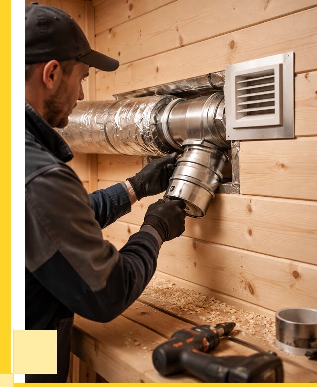 Монтаж вентиляции бани в Выборге от 12265 р. | ЭриданВбр