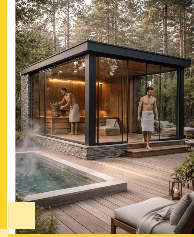 Стеклянные бани и двери в Выборге от 459945 р. | ЭриданВбр