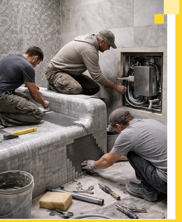 Проекты хамамов под ключ в Выборге и дизайн и строительство