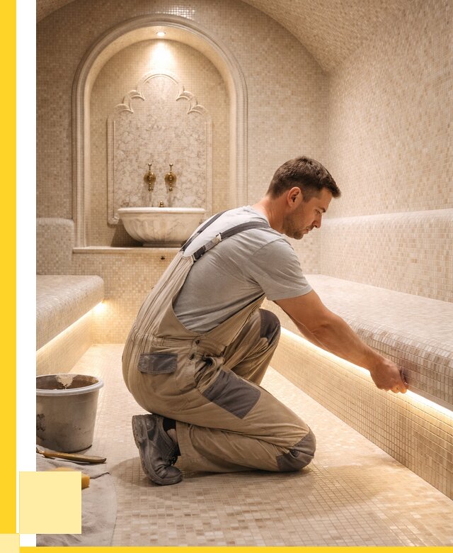 Отделка хамамов под ключ в Выборге от 5622 р. | ЭриданВбр