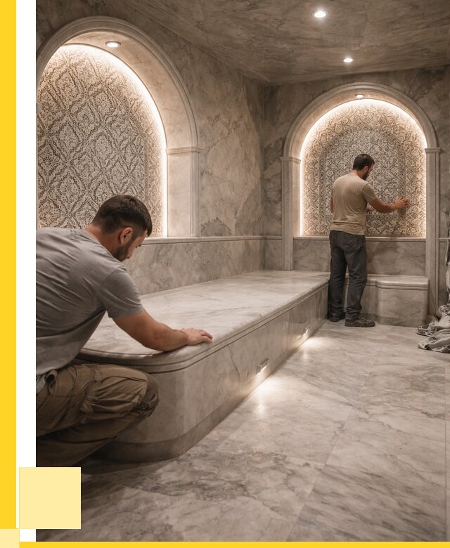 Турецкие бани под ключ в Выборге от 255525 р. | ЭриданВбр