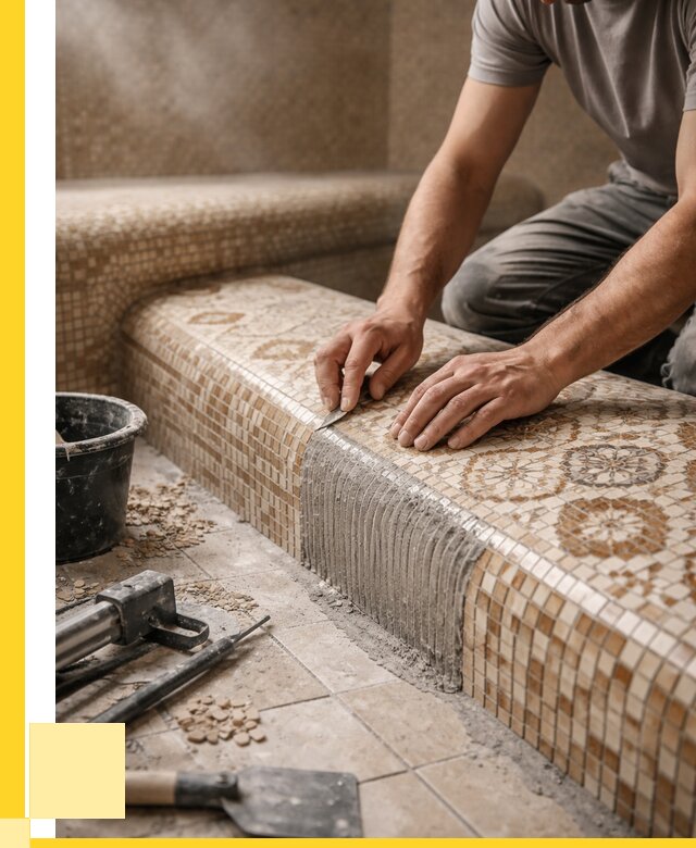 Плитка для хамама под ключ в Выборге от 3577 р. | ЭриданВбр